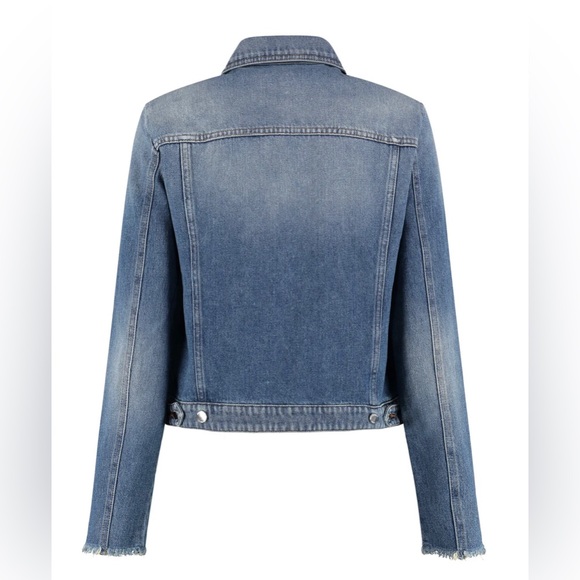 LOVE MOSHINO DENIM JACKET WITH HEART ♥️ PATCH - Picture 2 of 5